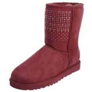 UGG Sangria Classic Boots w/ Rhinestones